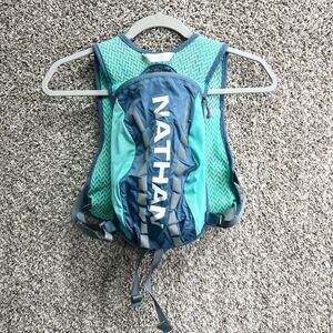 Nathan Fireball Light Blue Running Hydration Holder Vest in One Size
